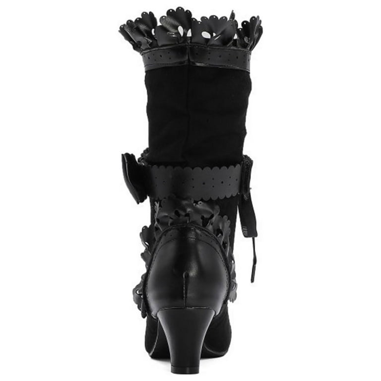 Boots with shop ribbon laces