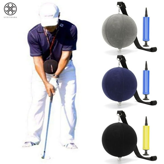 Luxtrada Inflatable Adjustable Smart Ball Golf Aid Swing Ball Trainer Practice Training Posture Tool