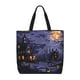 thumbnail image 1 of Balery Mystery House Halloween Night Bolsa de Mano para Mujeres con Cremallera, Bolsa de Gimnasio con Compartimentos, Bolsa para Laptop, Bolsa para Trabajo, 1 of 7