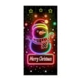 thumbnail image 3 of Christmas UV Fluorescent Door Banner 90x180cm, Holiday Party Background Hanging Cloth for Indoor Outdoor Xmas Decor, Glow in The Dark Party Supplies,B, 3 of 3