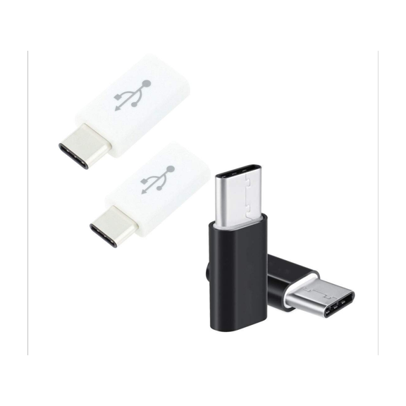 2 PCS USB Type-C Adapter USB Type-C to Micro USB Adapter Connector USB Type-C Adapter Fast Charging for Samsung Galaxy S8 Plus, Samsung Galaxy Note 8, Nexus 6P 5X, Pixel XL, LG G5 G6 V20