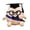 Blue2, variant on Cute Graduation Egg With Doctoral Cap & Glasses Soft Stuffed Animal Graduation For Students Graduation Season & For College High School Grads,Christmas Gift,Birthday Present,Surprise Toy