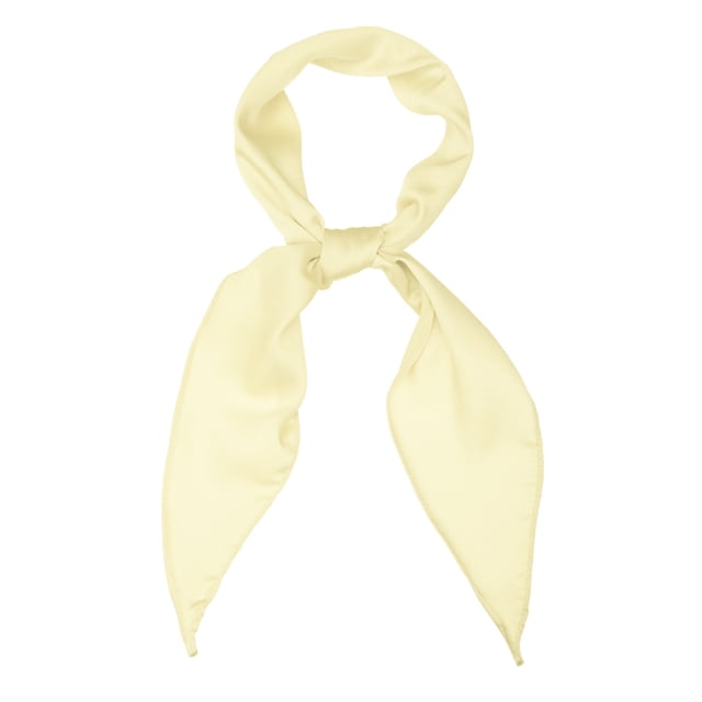 INSPIRAR CHIC Bufanda de Color Sólido en Rombo para Mujeres M Crema