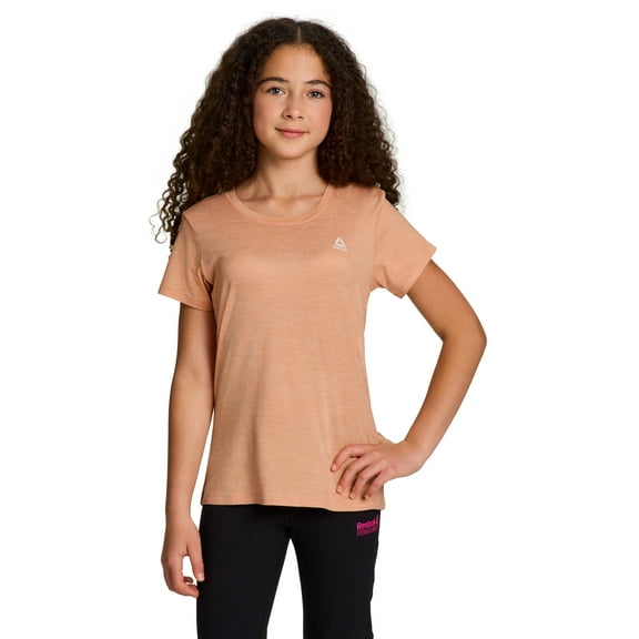 Reebok Girl's Legacy Performance Short Sleeve T-Shirt, Sizes 4-18