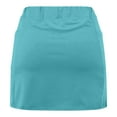 thumbnail image 5 of LEBONYARD Womens Shorts Clearance $5,Women's New Color Mid-waist Skirt Pants Sports Shorts Bottoming Skirt Pants Light Blue XL, 5 of 6