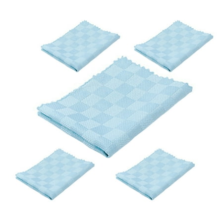

Xunyuan 1 Set Wiping Rag Easy to Clean Excellent Absorption Microfiber Fish-scale Not Easy Shed Cleaning Towel for Home