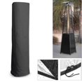 thumbnail image 1 of Funda para calentador de patio resistente, impermeable, de 221 x 53 x 61 cm, para calentador de jardín, pirámide grande, triangular, para patio, 1 of 4
