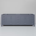 thumbnail image 3 of Lexora Home Jacques 84" Vanity Cabinet in Dark Gray, 3 of 8