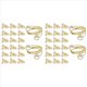 thumbnail image 1 of Paquete de 40 Servilleteros Dorados, Juego de Servilleteros de Perlas, Servilletero con Resorte de Metal, Decoraciones de Mesa, Hebillas de Servilleteros, 1 of 6