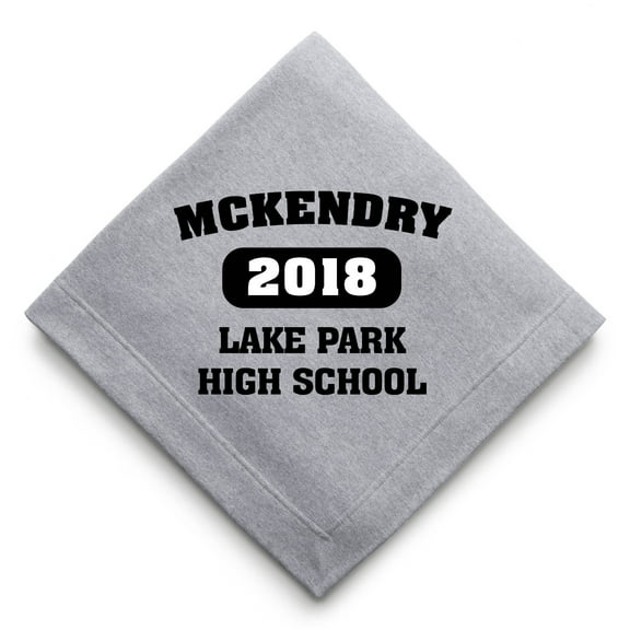 School Pride Personalized Sweatshirt Blanket