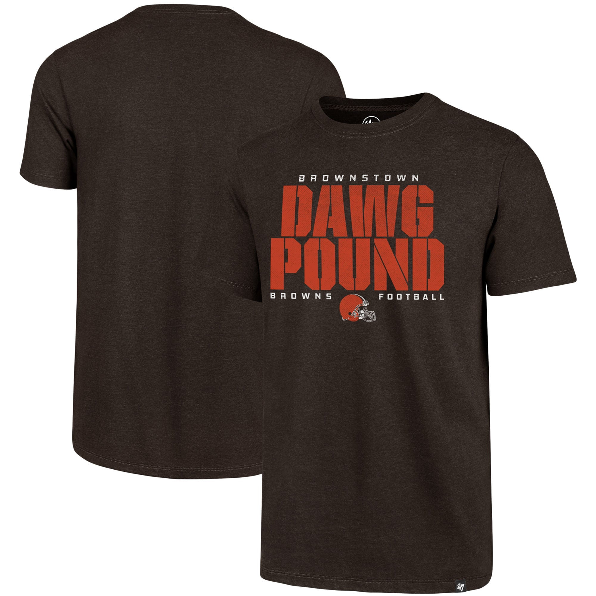 Cleveland Browns '47 Dawg Pound Regional Club T-Shirt - Brown - Walmart ...