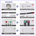 thumbnail image 4 of Cadena de luces LED SINAMER 600 de 6 x 3 m, color blanco, 4 of 6