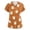 Saffron, variant on Scrub Shirts for Women Cute Cartoon Animals Pattern V Neck Loose Comfy Healthcare Wear With Pockets