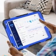 thumbnail image 4 of Case for iPad Air 3rd Generation 2019/iPad Pro 10.5 Inch 2017 with Screen Protector, 360 Degree Rotating Kickstand Hand Strap Heavy Duty Shockproof Cover with Shoulder Strap, Dark Blue PC, 4 of 7