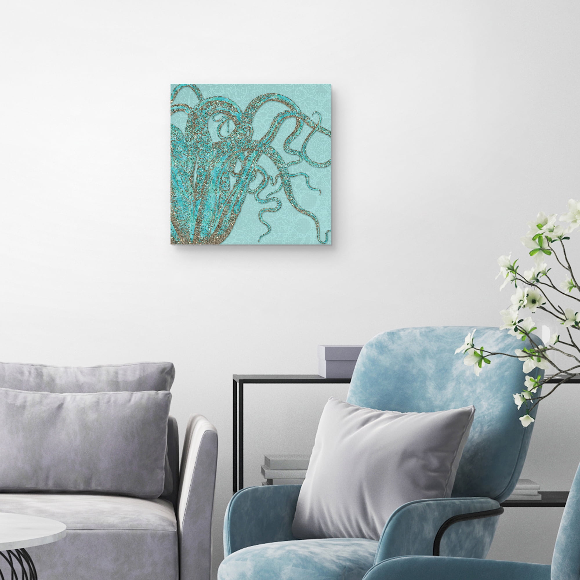 Masterpiece Art Gallery Tentacles by Tina Lavoie Canvas Art Print