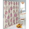 thumbnail image 4 of Fall Shower Curtain Pink Bathroom Curtains with Hooks, Waterproof Fabric Watercolor Pumpkin Thanksgiving Bath Shower Curtains Set for Bathroom Bathtubs Decor 72x84 Inch, 4 of 7