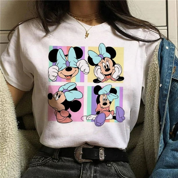 Camisetas Personalizadas Camiseta De Minnie Mouse Mujer Camisetas