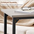 thumbnail image 5 of Hanyu C Shaped End Table Set of 2, Couch Side Table that Slide Under Sofa, Narrow Small Space TV Trays for Living Room, Bedroom, Greige HET02CGY, 5 of 17