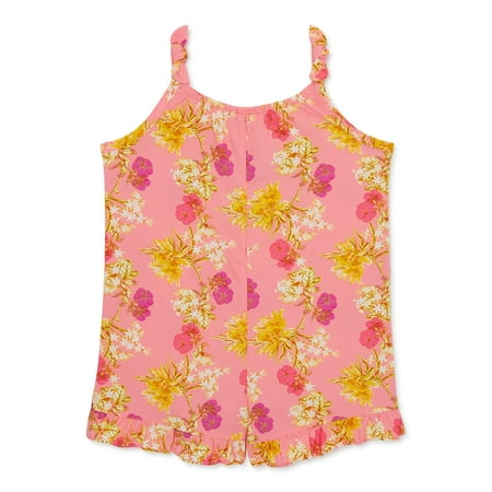 

Wonder Nation Baby and Toddler Girls Sleeveless Romper Sizes 12M-5T