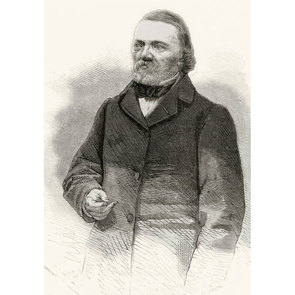 Joseph M��ry, 1797 - 1866. French Writer. From L'univers Illustre, Published 1866. by Ken Welsh / Design Pics (11 x 16)