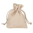 thumbnail image 1 of 50 Uds. Bolsa de arpillera de lino marrón de 9x12 cm, bolsas pequeñas de arpillera, bolsa de joyería con cordón, bolsa de regalo para boda, fiesta, cumpleaños, artesanía DIY oso de fresa Electrónica, 1 of 5