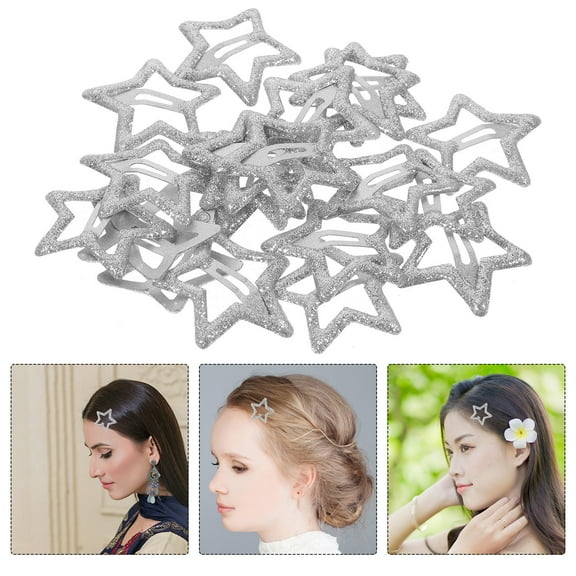 WHAMVOX  20 Pcs Hair Accessories for Women Star Hairpin Miss