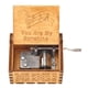 thumbnail image 2 of Exquisita caja de música con manivela de madera retroadornos artesanales para el hogar (A) Ndcxsfigh  Nuevos Originales, 2 of 6