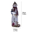 thumbnail image 5 of Clearance Event Snowman with LED Light Decor Outdoor Christmas Light Up Resin Stone Door Greeter Figurine Art Xmas Decorations for Yard Garden, 5 of 8