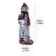 thumbnail image 3 of Muñeco de nieve con luz LED, decoración para exteriores, iluminación navideña, resina, piedra, bienvenida a la puerta, figura artística, decoraciones navideñas para patio y jardín., 3 of 8