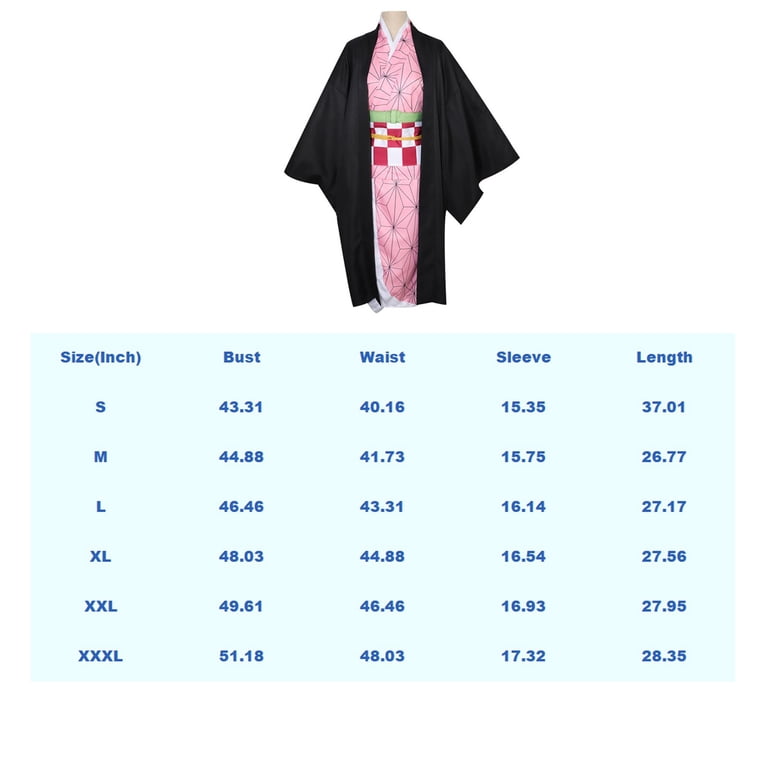 Kamado Nezuko Costumes, Halloween Fancy Dress Cosplay Costume Adults Women  M - Walmart.com