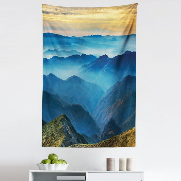 Blue mountain tapestry sale