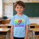 thumbnail image 2 of Camiseta de Manga Corta Linda para Niños Unisex Gráfica Tee de la Escuela de la Temporada, Camisetas de Manga Corta para Niñas, 2 of 9