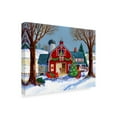thumbnail image 2 of Trademark Fine Art 'The Red Sleigh Barn' Canvas Art by Geraldine Aikman, 2 of 3