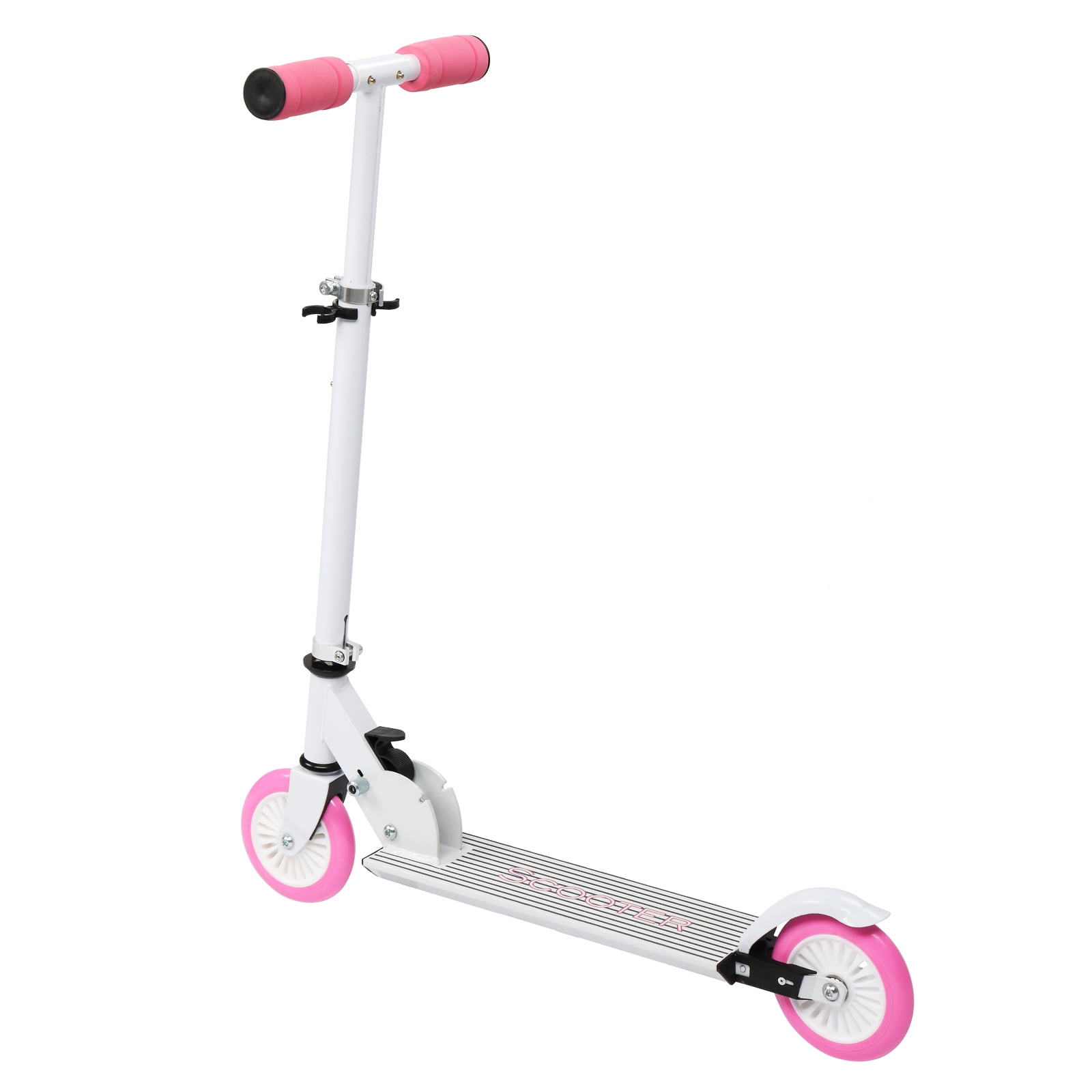 Private Jungle Scooter for Teens,2 Wheels 3 Adjustable Height Easy Folding,Best Gift for Age Age 2-5,Pink