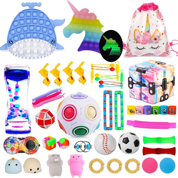42 Pack Fidget Toys Bundle Fidget Toys Sets, Stress & Anxiety Relief