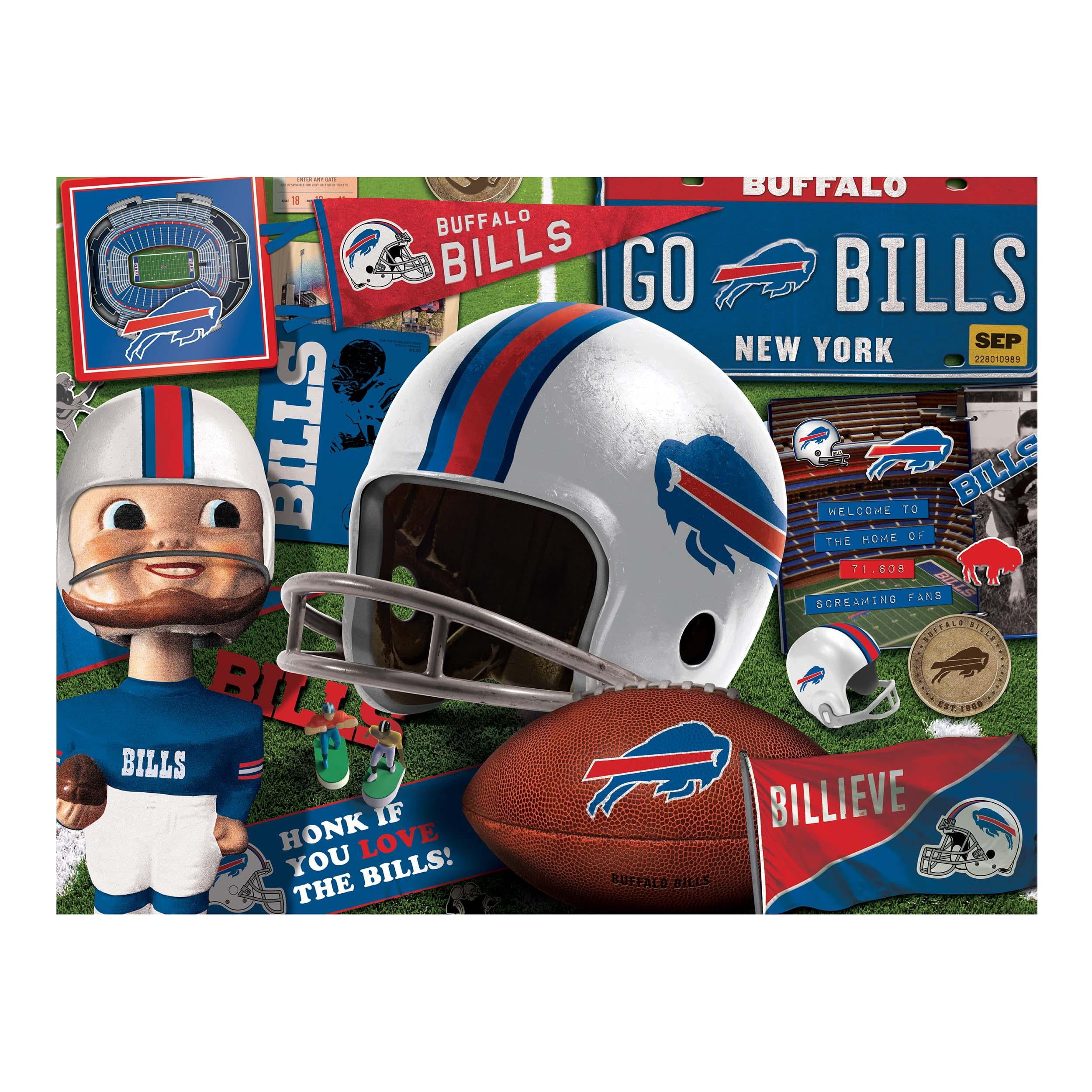 YouTheFan NFL Buffalo Bills Retro Series Puzzle – 500 PC