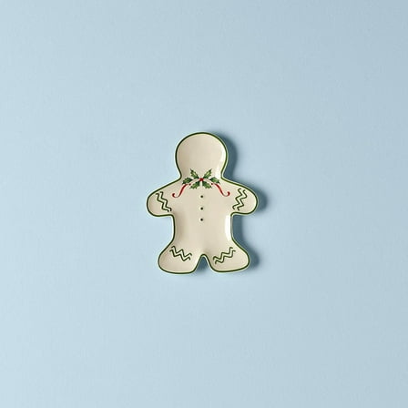 Lenox Holiday Accent Plate, Gingerbread Man
