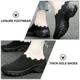 thumbnail image 4 of 1 par de zapatos casuales de suela gruesa para mujer, calzado transpirable para el tiempo libre, 4 of 8
