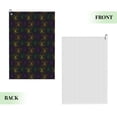 thumbnail image 2 of Kdxio Mardi Gras Carnival Pattern Golf Towel (24" X 16") with Carabiner Clip - The Convenient Golf Cleaning Towel, 2 of 8
