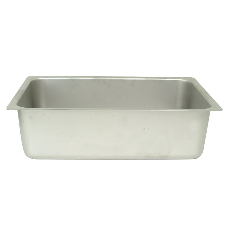 Choice Full Size 6 Deep Stainless Steel Steam Table Spillage Pan