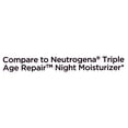 thumbnail image 3 of (3 pack) Equate Triple Repair Moisturizer Night Cream, 1.7 oz, 3 of 10
