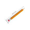 thumbnail image 2 of Cool Pencils Giant Wooden Pencil for Creative Activities Yellow Wood and Plastic with Safety Cap 2Pcs, 2 of 4