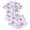 Purple, variant on MAIHAN Women Pajamas Sets 2 Piece Short Sleeve Sleepwear Summer Soft Pajamas Set Button Shirt and Elastic Waist Shorts Comfort Shirts and Shorts Loungewear