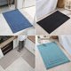 thumbnail image 1 of Banded Bathroom Bath Rug Mat - 50*80cm, 1 of 3