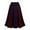 Purple, variant on Pntutb Womens Skirt,Plus Size Women's Lace Patchwork High Waist Midi Skirt Gothic Pleated Skirt
