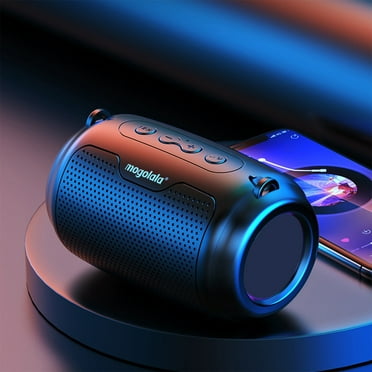 Coollooc Bluetooth Speaker, Portable Bluetooth Speakers, Wireless Speakers with LED Lights, Bluetooth 5.0 Loudly Stereo Wireless Speaker for Shower, Travel, Party Gifts