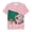 S37 Pink, variant on CONZONE Toddler Boys T Shirts Cartoon Print Crew Neck Short Sleeved Summer Loose Fit Fashion Comfort Tops Army Green Size 3-4 Years