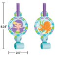 thumbnail image 3 of Creative Converting 8-Count Party Favor Blowouts, Mermaid Friends, 3 of 3