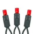 thumbnail image 4 of Novelty Lights Red 100 LED Christmas Mini Light Set (Black Wire, 34 Feet), 4 of 7