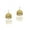 Gold, variant on Moonstruck Traditional Indian Golden Jhumka Earrings for Women / Golden Ethnic Jhumki Earrings With Gold Beads